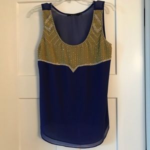 Beaded tank top